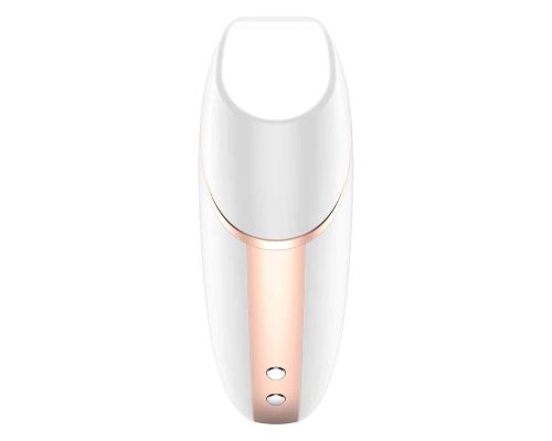 Okos vízálló csiklóizgató fehér vibrátor - Satisfyer Love Triangle