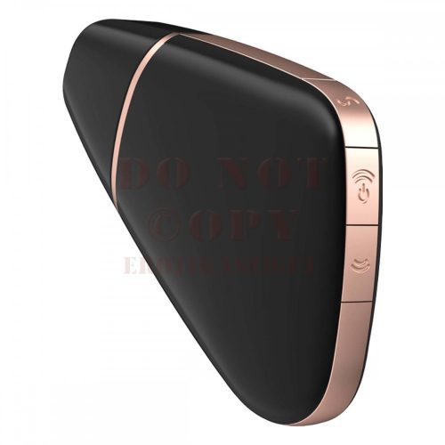 Okos vízálló csiklóizgató fekete vibrátor - Satisfyer Love Triangle