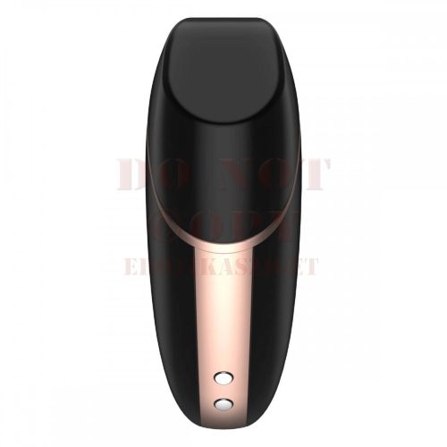 Okos vízálló csiklóizgató fekete vibrátor - Satisfyer Love Triangle