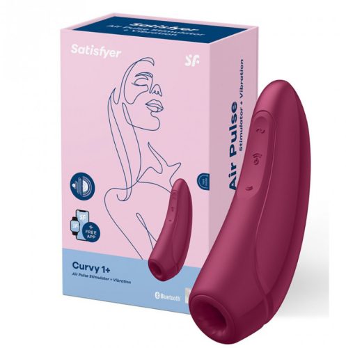 Akkus okos vízálló csiklóizgató vibrátor - Satisfyer Curvy 1+