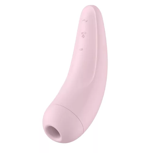 Akkus okos vízálló csiklóizgató pink vibrátor - Satisfyer Curvy 2