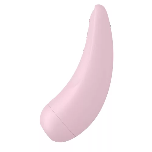 Akkus okos vízálló csiklóizgató pink vibrátor - Satisfyer Curvy 2