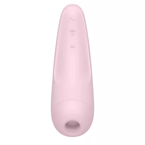Akkus okos vízálló csiklóizgató pink vibrátor - Satisfyer Curvy 2