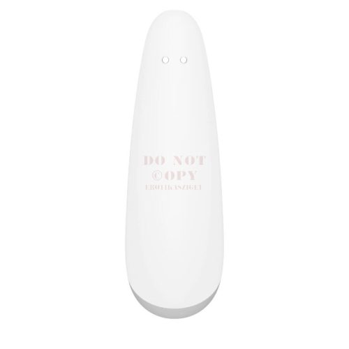 Akkus okos vízálló csiklóizgató fehér vibrátor - Satisfyer Curvy 2