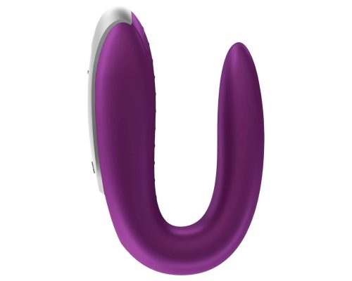 Satisfyer Double Fun okos vízálló párvibrátor - lila