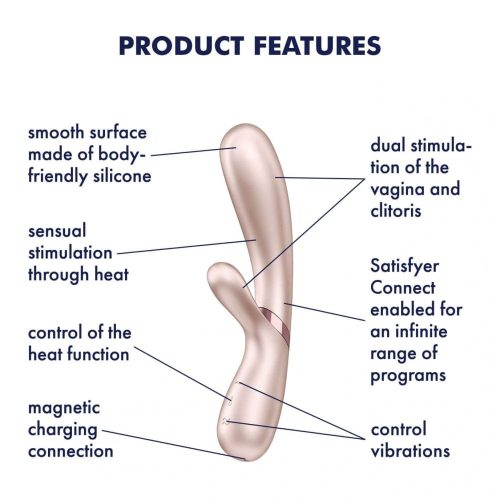 Satisfyer Hot Lover melegedő akkus vibrátor- pezsgő szín