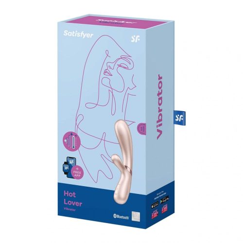 Satisfyer Hot Lover melegedő akkus vibrátor- pezsgő szín