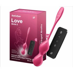 Satisfyer Love Birds 2 akkus páros gésagolyó távirányítóval - APP-os   Satisfyer Love Birds 2 akkus páros gésagolyó távirányítóval - APP-os