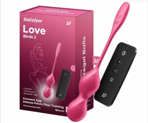 Satisfyer Love Birds 2 akkus páros gésagolyó távirányítóval - APP-os