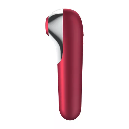 Satisfyer Dual Love csiklószívó vibrátor - piros