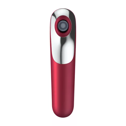 Satisfyer Dual Love csiklószívó vibrátor - piros
