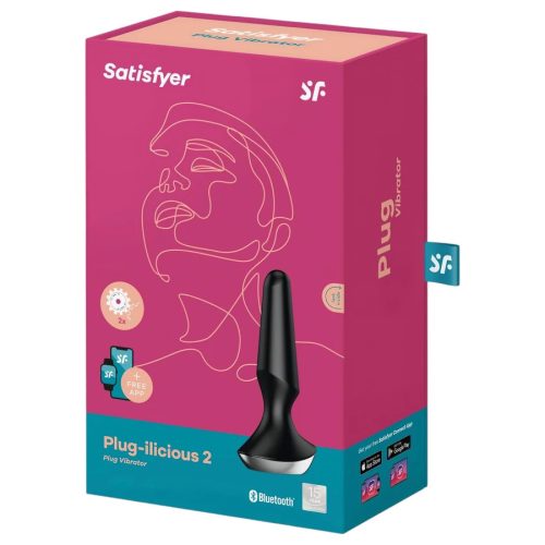 Satisfyer Plug Ilicious 1 anál vibrátor- fekete