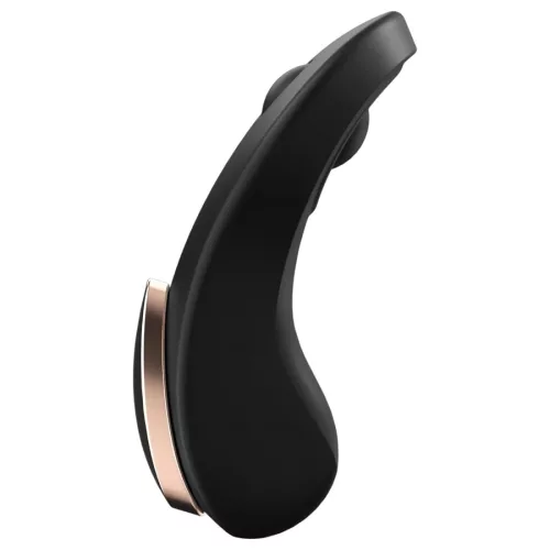 Satisfyer Little Secret - tölthető fekete csiklóizgató vibrátor