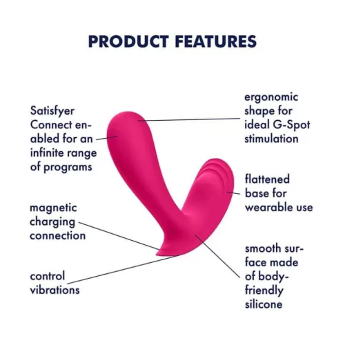 Satisfyer Top Secret akkus szilikon vibrátor