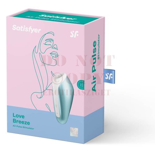 Satisfyer Love Breeze okos tölthető csiklóizgató - jégkék
