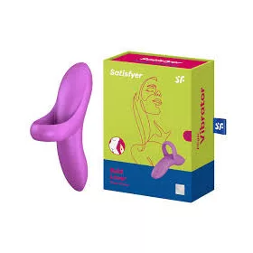 Satisfyer Bold Lover - akkus, vízálló pink ujj vibrátor