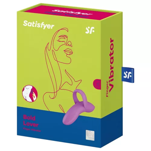 Satisfyer Bold Lover - akkus, vízálló pink ujj vibrátor