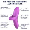 Satisfyer Bold Lover - akkus, vízálló pink ujj vibrátor
