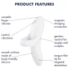 Satisfyer Bold Lover - akkus, vízálló ujj vibrátor