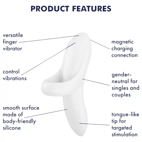 Satisfyer Bold Lover - akkus, vízálló ujj vibrátor