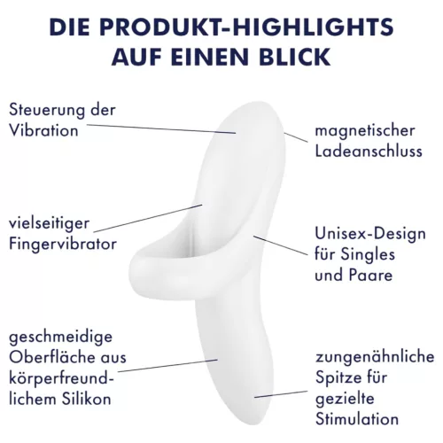 Satisfyer Bold Lover - akkus, vízálló ujj vibrátor