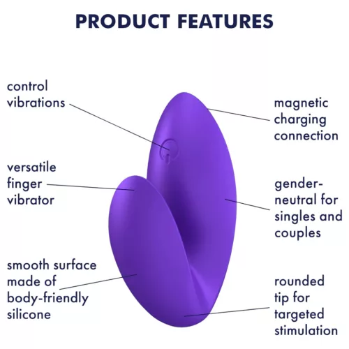 Satisfyer Love Riot - vízálló , akkus ujjvibrátor