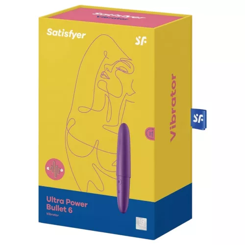 Satisfyer Ultra Power Bullet 6 -akkus lila rúdvibrátor
