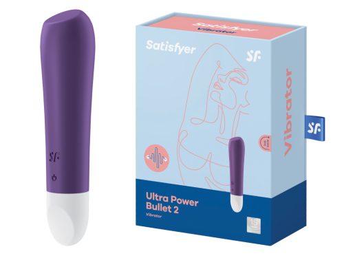 Satisfyer Ultra Power Bullet 2 - akkus violet csiklóizgató vibrátor