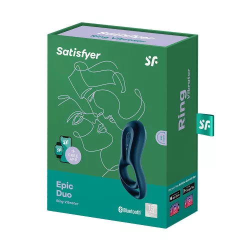 Satisfyer Epic Duo  vibrációs okos péniszgyűrű
