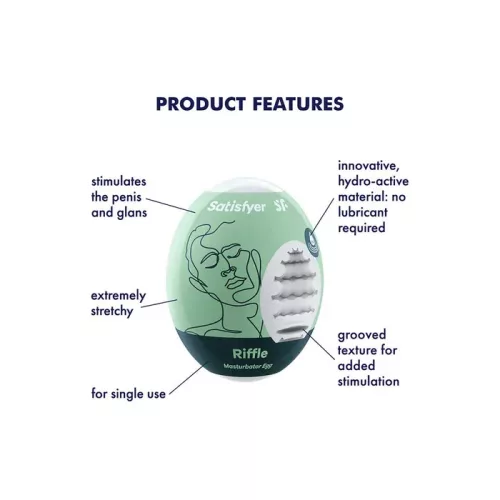 Satisfyer egg Riffle tojás maszturbátor