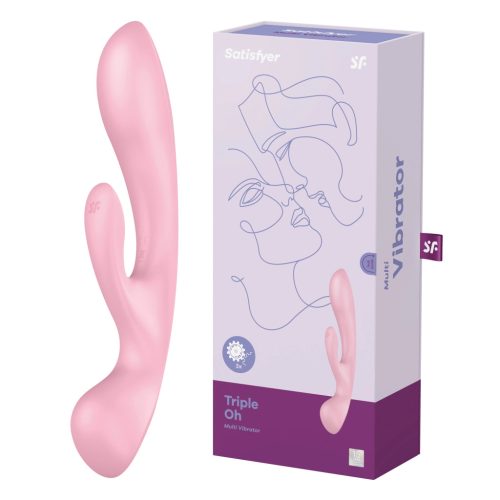 Satisfyer Triple Oh tölthető csiklókaros vibrátor