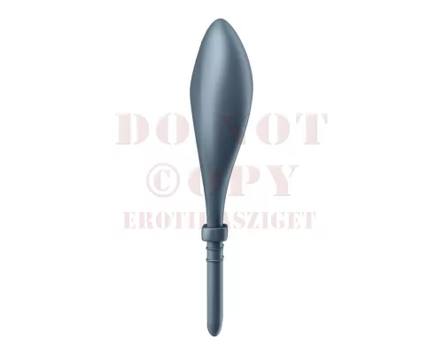 Satisfyer Bullseye tölthető vibrációs péniszgyűrű - sötétkék