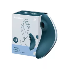   Akkus vízálló csiklóizgató vibrátor - Satisfyer Vulva Lover 1 kék