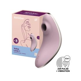   Akkus vízálló csiklóizgató vibrátor - Satisfyer Vulva Lover 1