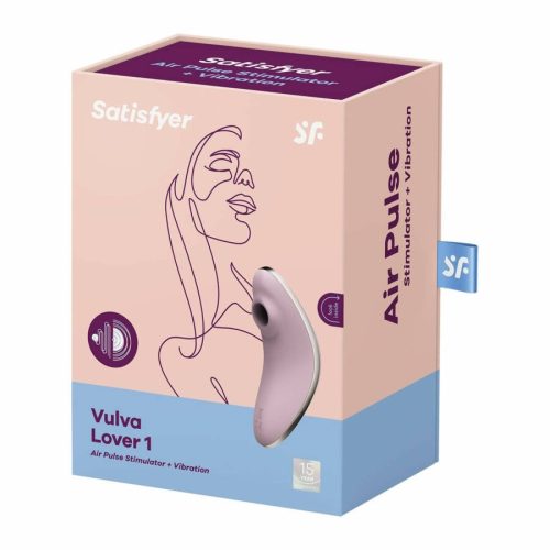 Akkus vízálló csiklóizgató vibrátor - Satisfyer Vulva Lover 1