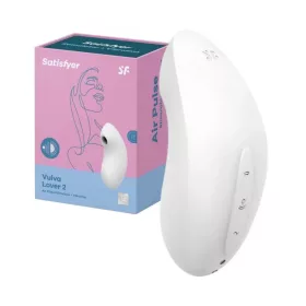   Akkus vízálló csiklóizgató vibrátor - Satisfyer Vulva Lover 2 fehér