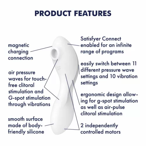 Satisfyer Curvy Trinity 5+ akkus dupla vibrátor