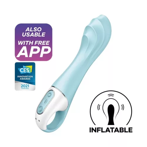 Okos pumpálható Satisfyer Air Pump vibrátor 5+