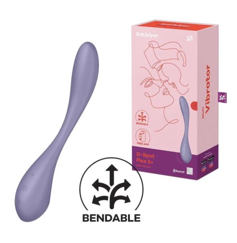 Satisfyer G-pont Flex 5 +vibrátor - lila