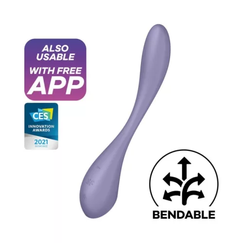 Satisfyer G-pont Flex 5 +vibrátor - lila