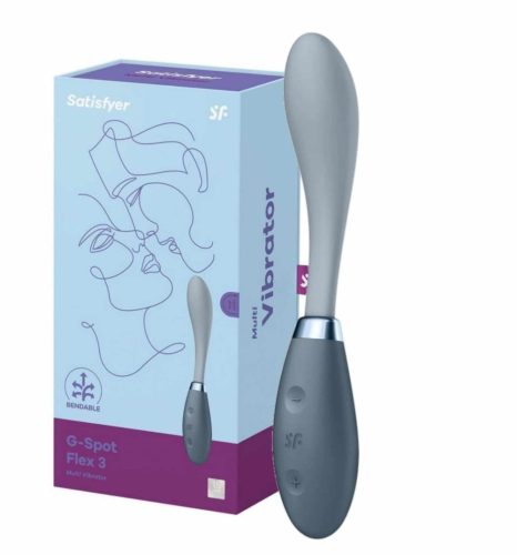 Satisfyer G-pont Flex vibrátor - szürke