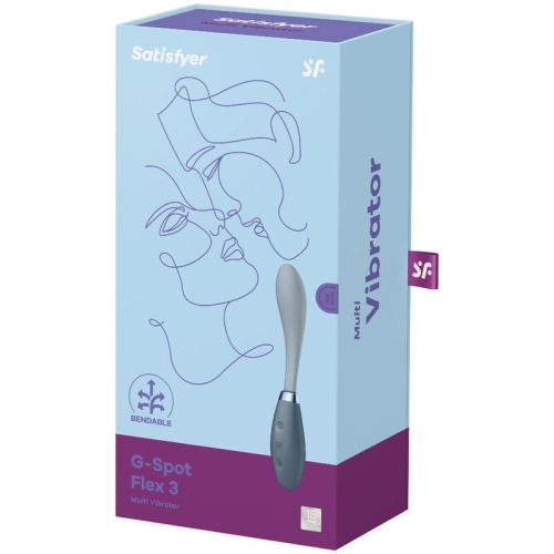 Satisfyer G-pont Flex vibrátor - szürke