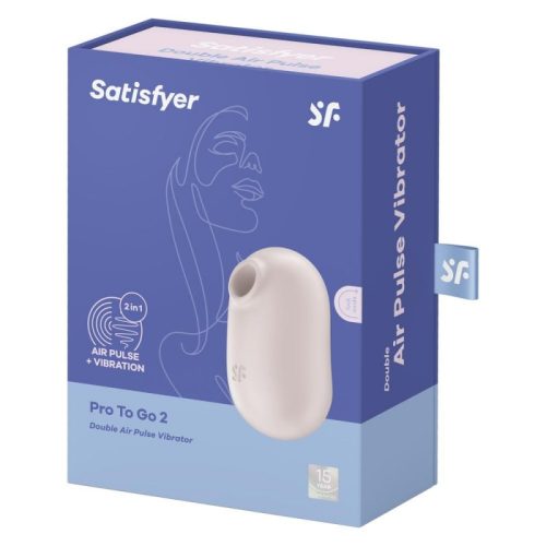 Satisfyer Pro 2 Go 2 léghullámos csiklóizgató vibrátor