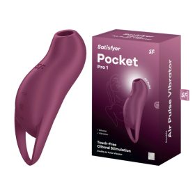 Satisfyer Pocket Pro 1 léghullámos csiklóizgató - kék