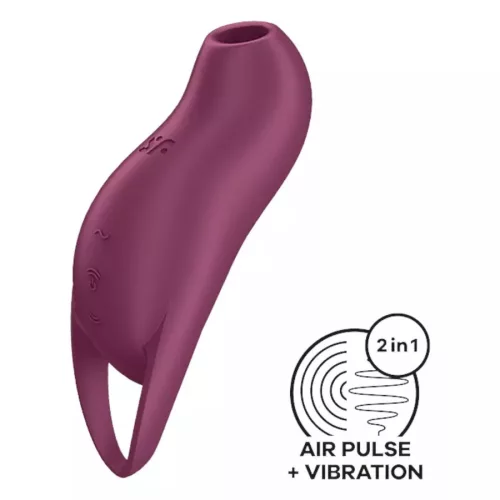 Satisfyer Pocket Pro 1 léghullámos csiklóizgató - kék