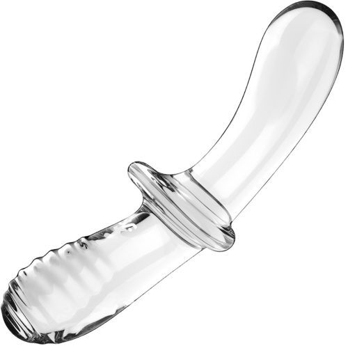 Satisfyer double crystal dildo- kétvégű üveg dildó