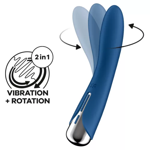 Satisfyer Spinning Vibe 1 forgó vibrátor - kék