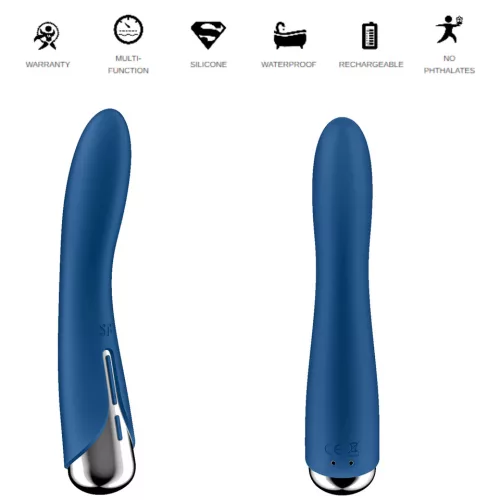 Satisfyer Spinning Vibe 1 forgó vibrátor - kék
