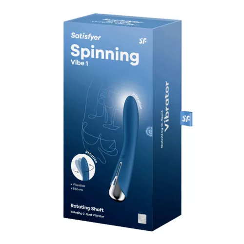Satisfyer Spinning Vibe 1 forgó vibrátor - kék