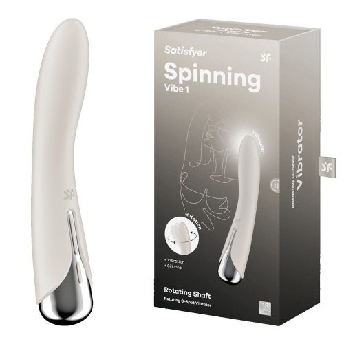 Satisfyer Spinning Vibe 1 forgó vibrátor - beige